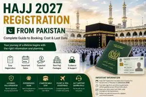 Hajj 2027 Registration from Pakistan: Complete Guide to Booking, Cost & Last Date