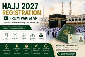 Hajj 2027 Registration from Pakistan: Complete Guide to Booking, Cost & Last Date